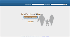 Desktop Screenshot of mypatientsite.com