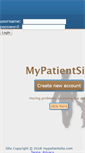 Mobile Screenshot of mypatientsite.com